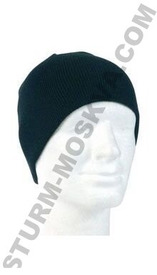 купить Шапка вязаная акриловая ”Mil-Tec Beanie” (черная) в Москве